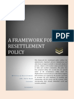 Framework for Resettlement Policy Sri Lanka Updated on 15-07-2013 