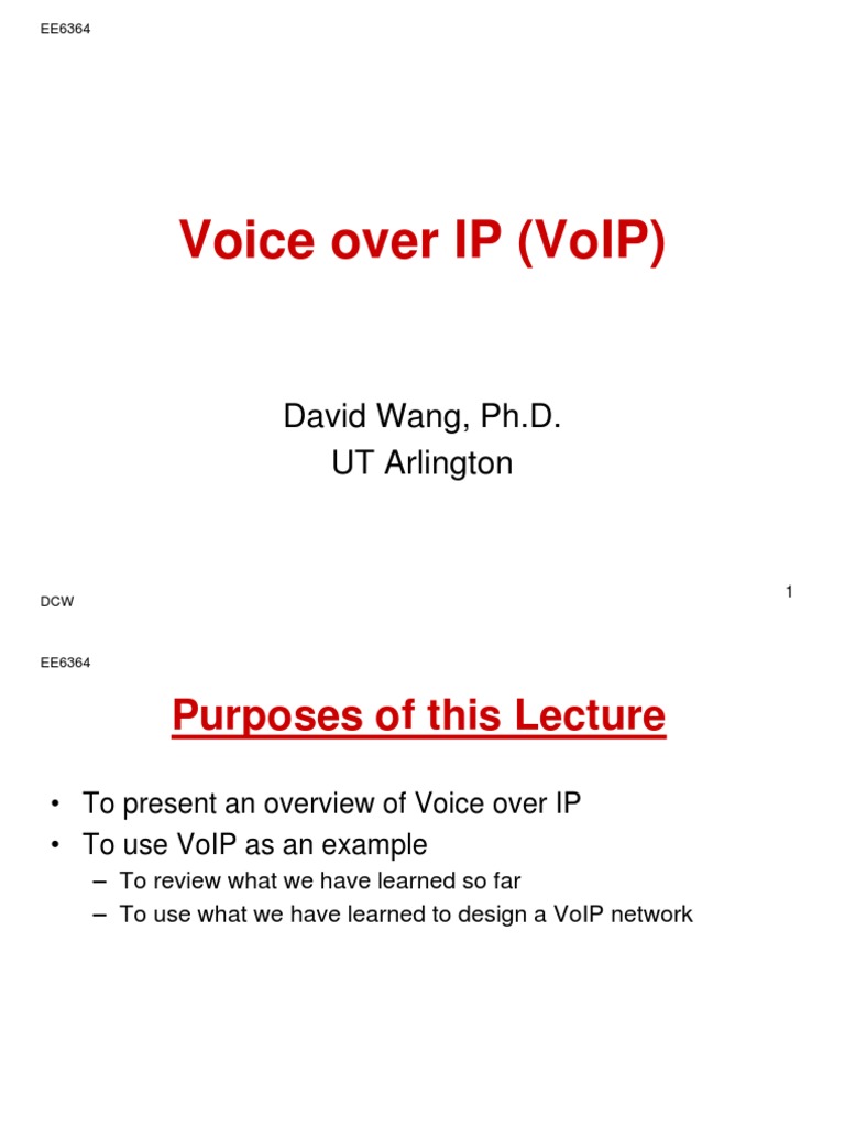 Voip | PDF