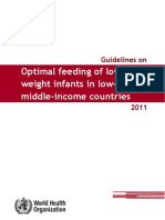 WHO - Guideline of Breastfeed in LBW Infant PDF