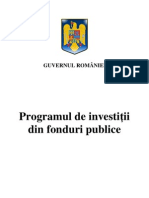 Investitii Listele Investitiile Finalizate Derulare