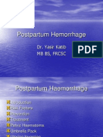 Postpartum Hemorrhage