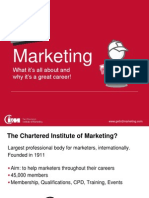 Marketing: What It S All About and Why It S A Great Career!