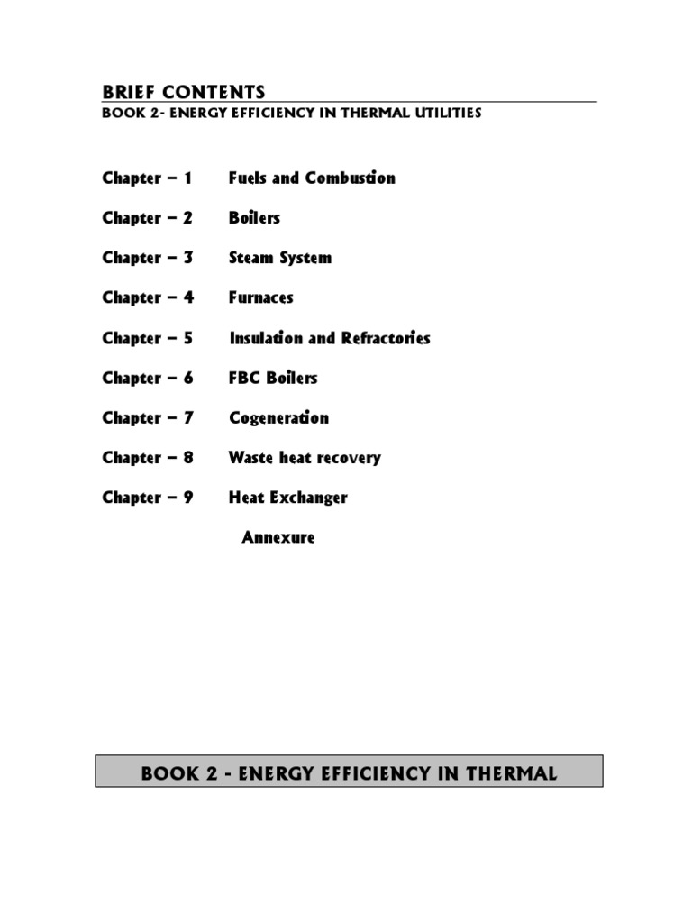 Energy Efficiency in Thermal Utilities | PDF | Cogeneration | Boiler
