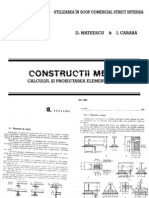 D. Mateescu & I. Caraba - Constructii Metalice