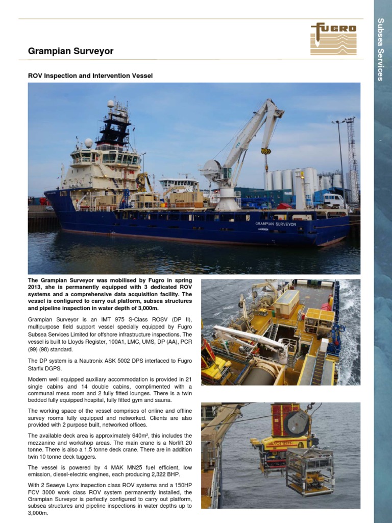 ROV Inspection and Intervention Vessel | Subsea (Technology) | Ships