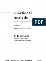 Functional Analysis - Theory and Applications (Edwards)