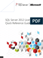 SQL Server 2012 Licensing Reference Guide PDF