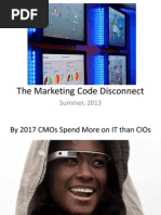 The Marketing Code Disconnect 
