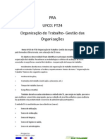 FT24 Organização do Trabalho-Gestão das Organizações