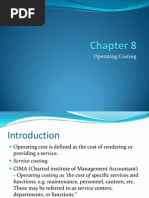 Operating Costing