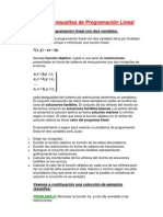 Problemas Resueltos de Programación Lineal PDF