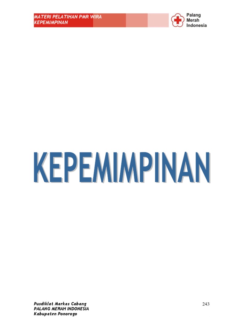 Kepemimpinan