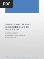 Download The Derivation of Black Scholes Model Ip by Jeevan Kumar Rajah SN154484594 doc pdf