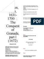 Dryden Conquest of Granada