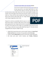 Cara Menambahkan Ukuran Kertas F4 Pada Daftar Paper Size Printer EPSON