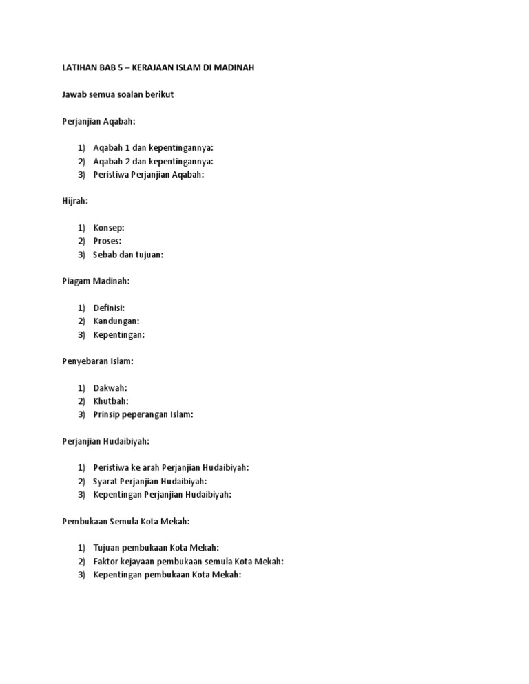 Latihan Bab 5 Pdf