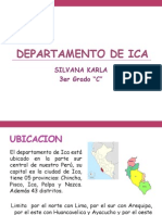 Departamento de Ica - Diapositivas