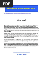 Wind Speed CODE Comparaison Mechanical Notes From K7NV