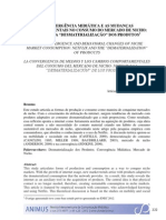 A Convergência Midiática e As Mudanças Comportamentais No Consumo Do Mercado de Nicho: Netflix e A "Desmaterialização" Dos Produtos