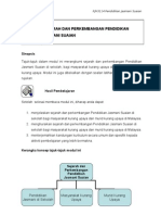 Sejarah Dan Perkembangan Pendidikan Jasmani Suaian