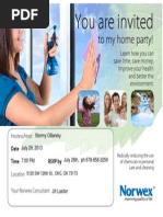 Download Norwex Party Invite B by Jill Tomson Lasiter SN154504875 doc pdf