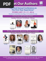 Download First-Year Experience 2014 Author Roster by RandomHouseAcademic SN154509854 doc pdf
