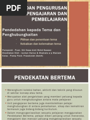 Aplikasi Dan Pengurusan Aktiviti Pengajaran Dan Pembelajaran Pdf