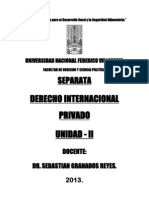 Separata de Internacional Privado- Unidad II-2013