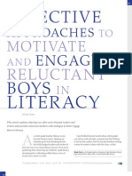 Effective Approaches To Moitvate and Engage Reluctant Boys in Literacy