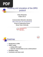 Modeling and Simulation of The GPRS Protocol