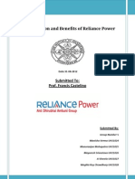 Compensation and Benefits at Reliance Power