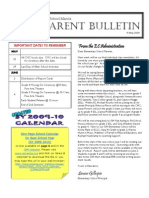 ES Parent Bulletin # 19 (May 15)