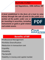 SEBI (Mutual Fund) Regulations, 1996 Defines MF Asa