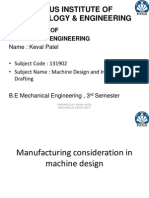 38177938 Manufacturing Consideration in Machine Design