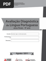 AvaliaçãoLínguaPortuguesa9ºano