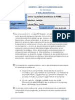 Examen de Relaciones Humanas Resuelto