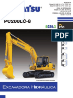 Excavadora Hidraulica Komatsu PC 200 LC