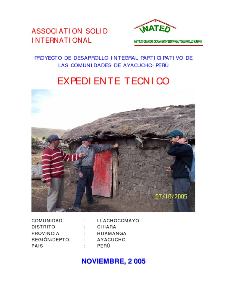Proyecto de Vivienda en Llachoccmayo | PDF | Fundación (Ingeniería) | Suelo