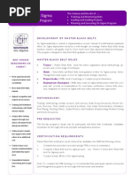 Download Benchmark Six Sigma Master Black Belt Training Brochure by Benchmark Six Sigma SN15460943 doc pdf