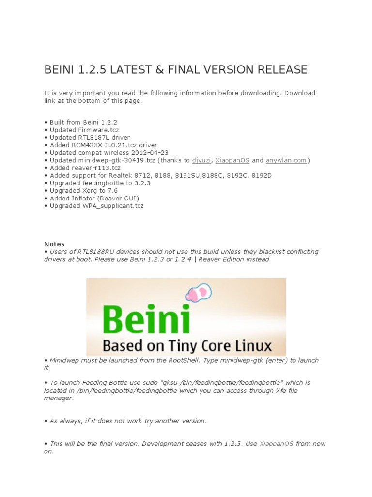 Beini Wireless Drivers - changed0wnload