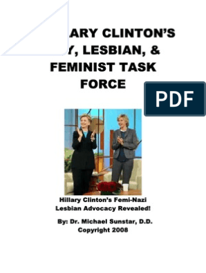 Lesbian Coprophilia - Hillary Clinton's Gay, Lesbian, & Feminist Task Force - Her ...