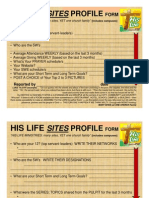 Sites Profile Form