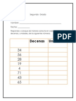 Ejercicio descomposición de Numeros Segun Grado