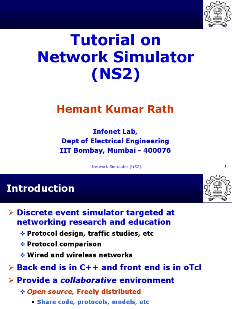 NS2 Network Simulator Tutorial | PDF | Network Topology | Computer Network
