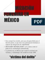Victimización Femenina en México