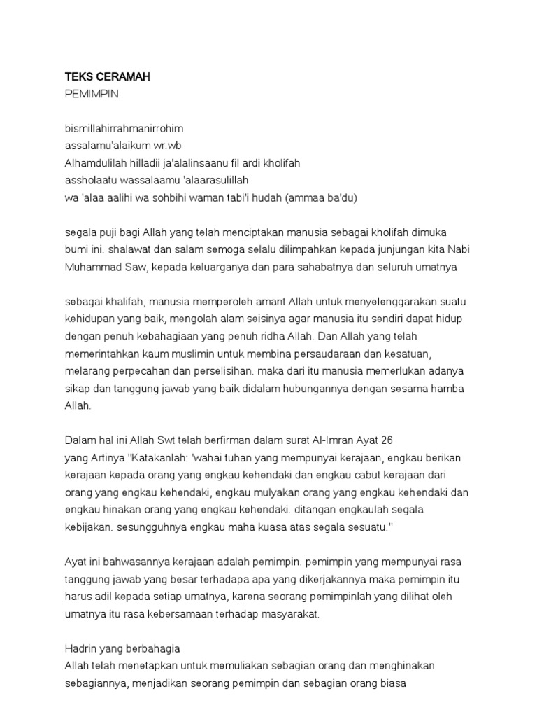 49++ Contoh pidato kepemimpinan ideas