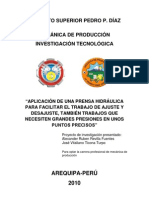 Proyecto de La Prensa Hidraulica