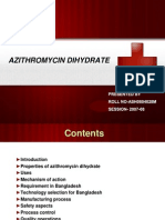 Presentation Slide On Azithromycin Dihydrate