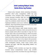 Semar Adalah Lambang Rakyat Jelata Yang Selalu Nrimo Ing Pandum