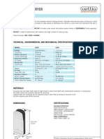 VELTIA HAND DRYER SPECS